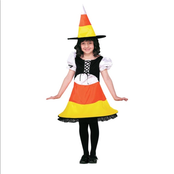 Other - Candy Corn Witch Girls Costume Size Small 4-6x New